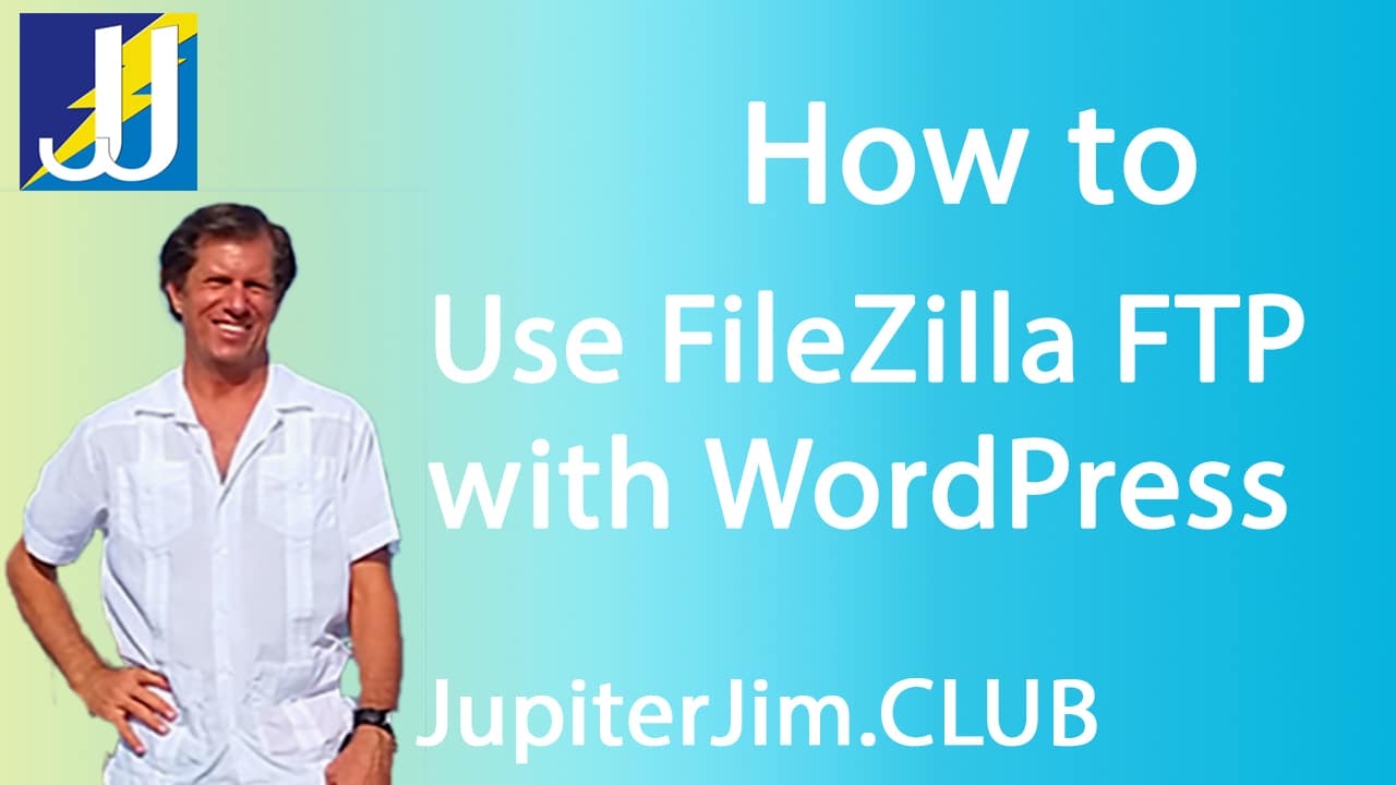 Using FileZilla FTP with WordPress
