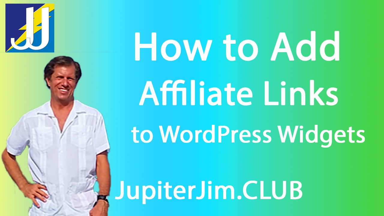 add affiliate links wordpress sidebar